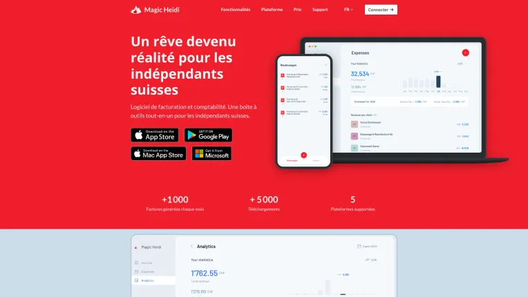 Site web officiel de Magic Heidi