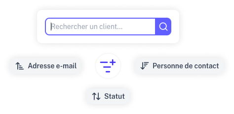 Recherche et tri